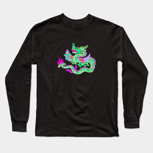 Dragon 1301 Long Sleeve T-Shirt by cutequokka